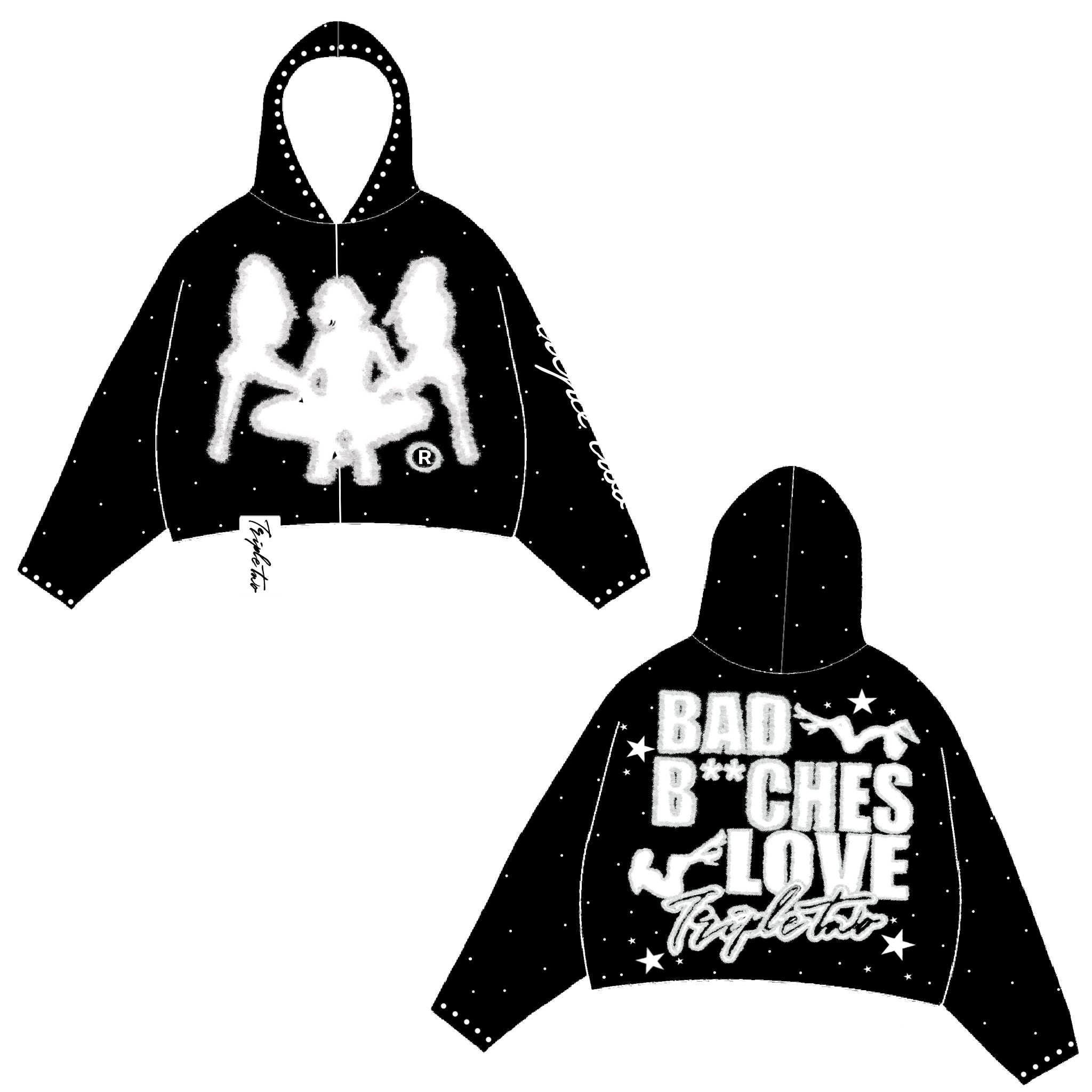 BBLT HOODIE-BLACK